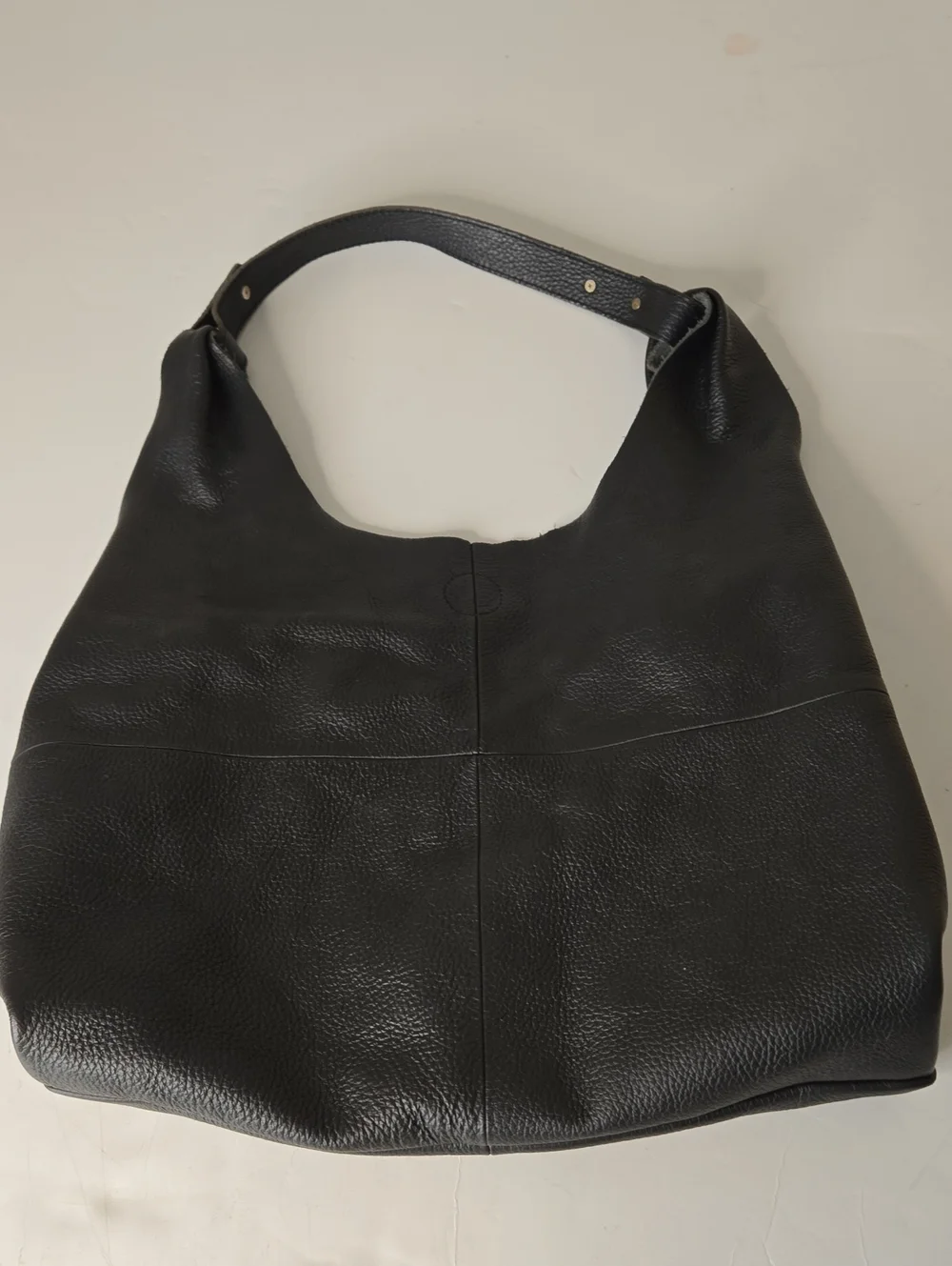 STEPHIECATH Large Hobo Y2K Soft Leather Shoulder Bag